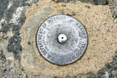 USGS Marker at Peak