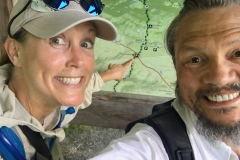 Finally! A well marked trail. We knew where we were the whole time.