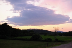Sunset at the park in Farmington
