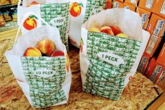 Pecks of peaches