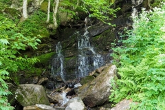 A secret waterfall on the side of Killington Peak